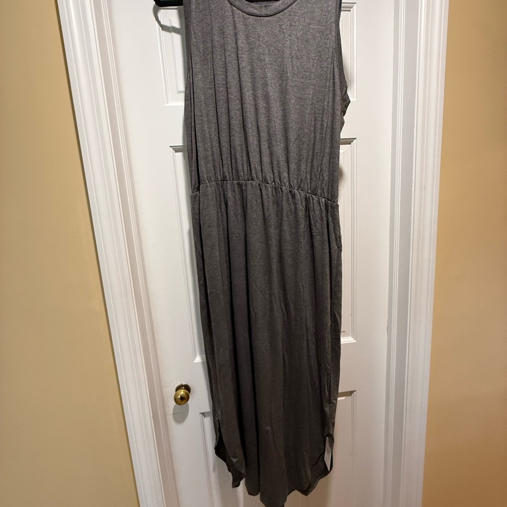 Cupshe Charcoal Asymmetrical Dress